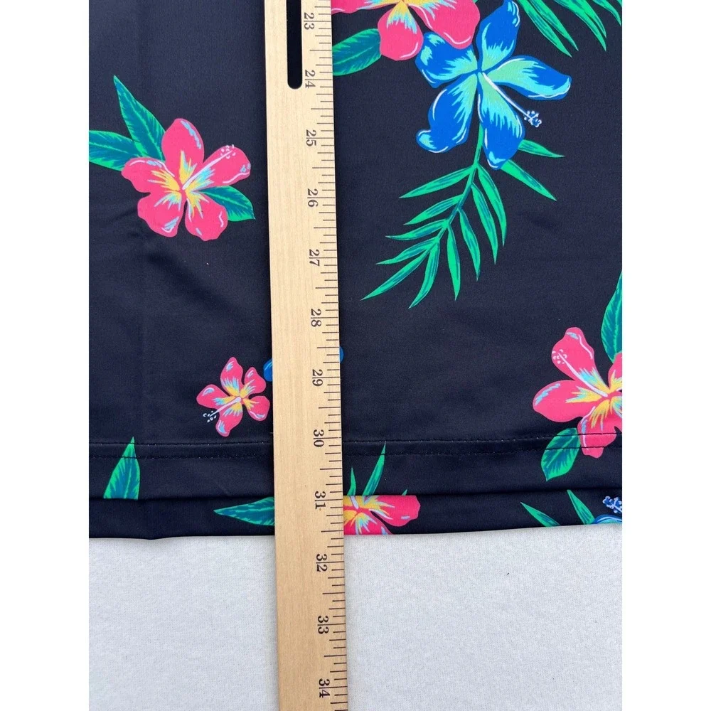 Chubbies The Electric Flowers Performance Polo Shirt‎ Mens XXL Floral Print